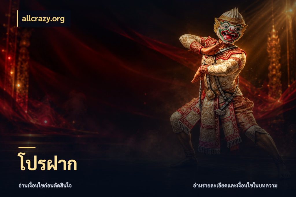 โปรฝาก โปรกับเกมที่ชอบเลือกให้ตรงสไตล์ กับ allcrazy.org