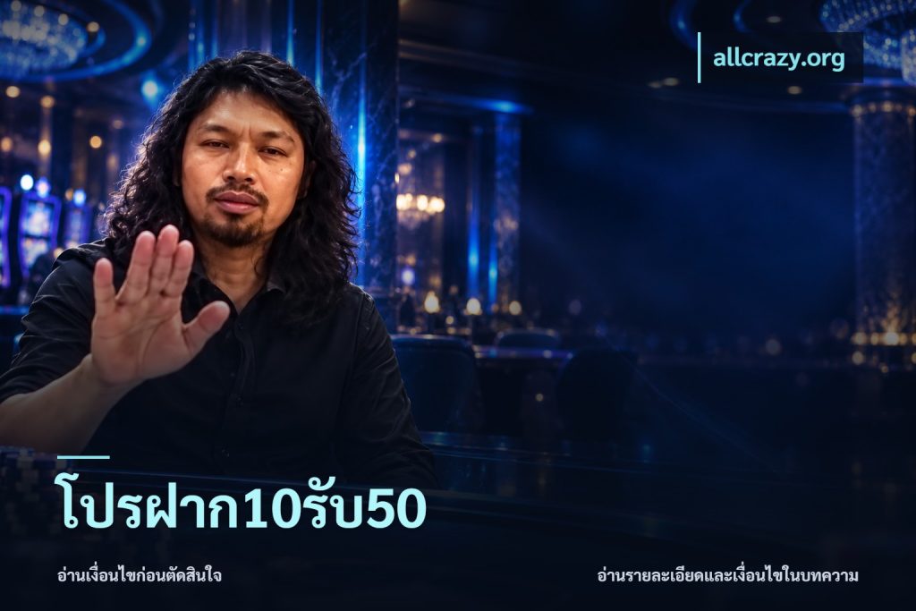 โปรฝาก10รับ50