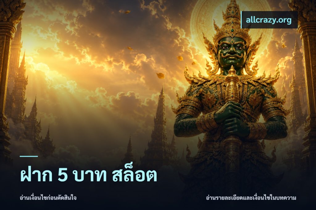 ฝาก 5 บาท สล็อต