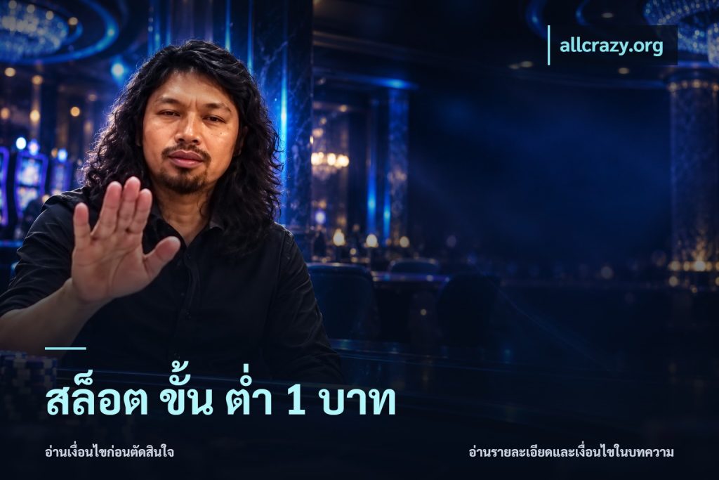 สล็อต ขั้น ต่ํา 1 บาท