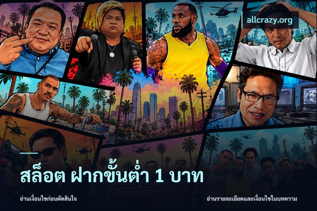 สล็อต ฝากขั้นต่ํา 1 บาท
