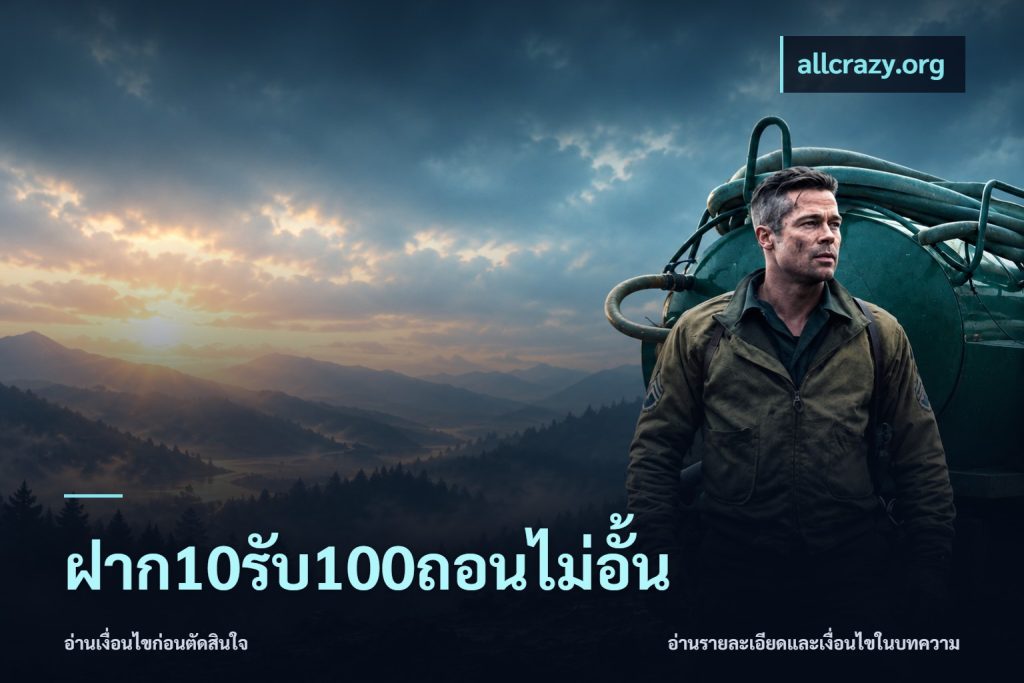 ฝาก10รับ100ถอนไม่อั้น