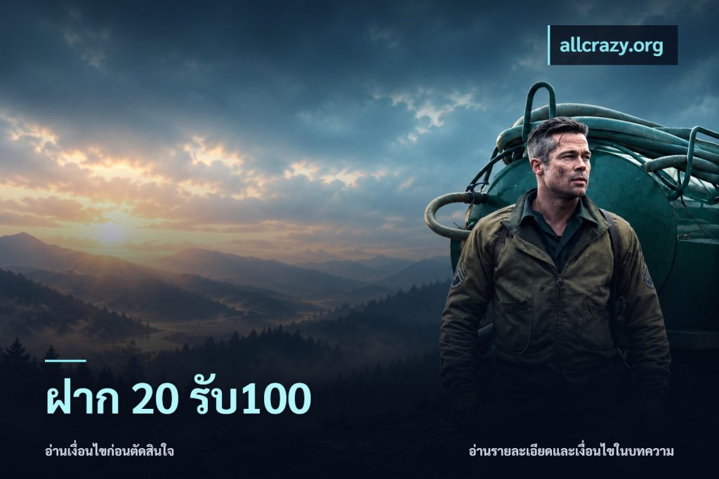 ฝาก 20 รับ100