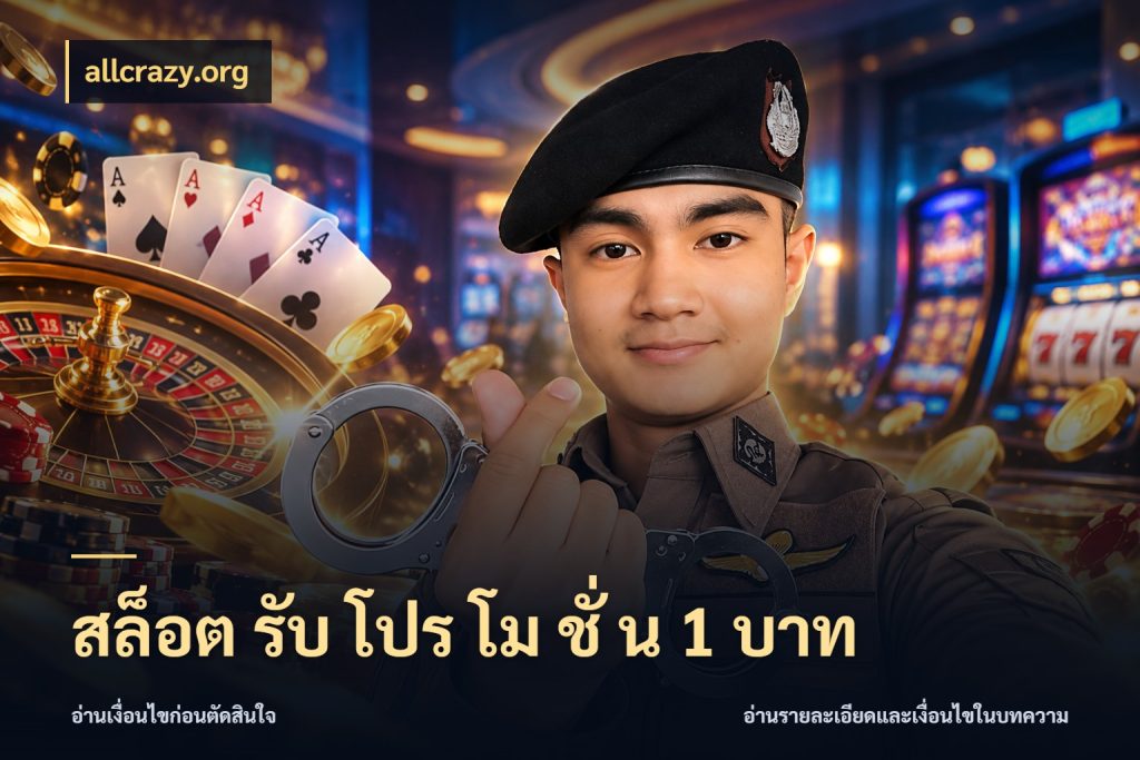 สล็อต รับ โปร โม ชั่ น 1 บาท ทุนเบาก็มีสีสันในจังหวะของคุณ กับ allcrazy.org