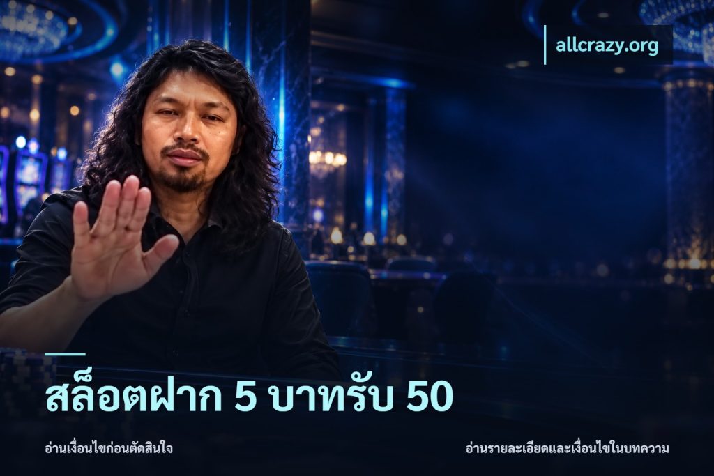 สล็อตฝาก 5 บาทรับ 50