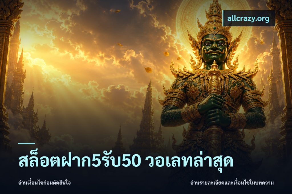 สล็อตฝาก5รับ50 วอเลทล่าสุด