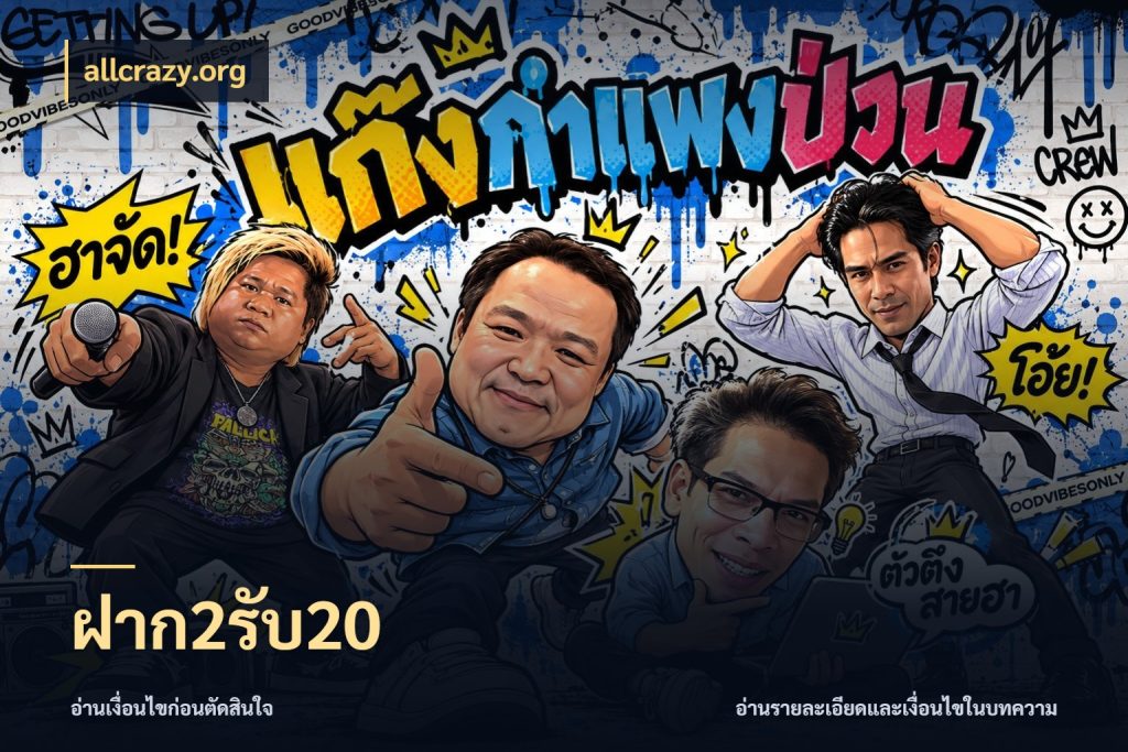 ฝาก2รับ20 allcrazy.org เครดิตกับรูปแบบโปรที่ตรงใจ