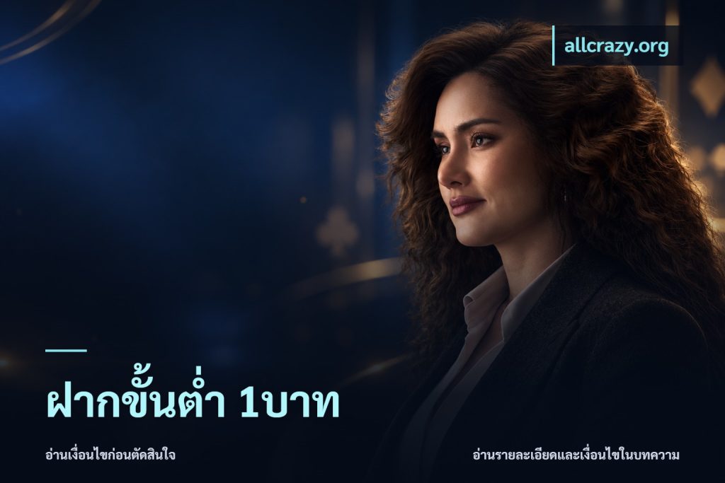 ฝากขั้นต่ำ 1บาท