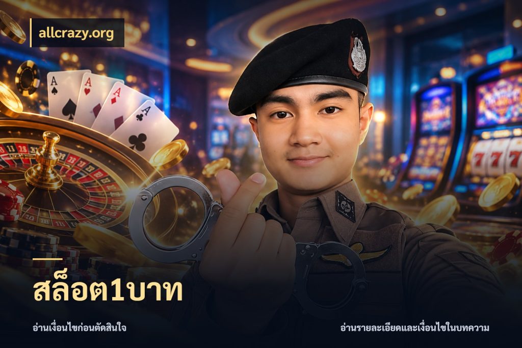 สล็อต1บาท จำนวนเริ่มต้นกับสไตล์เกมที่ชอบ กับ allcrazy.org