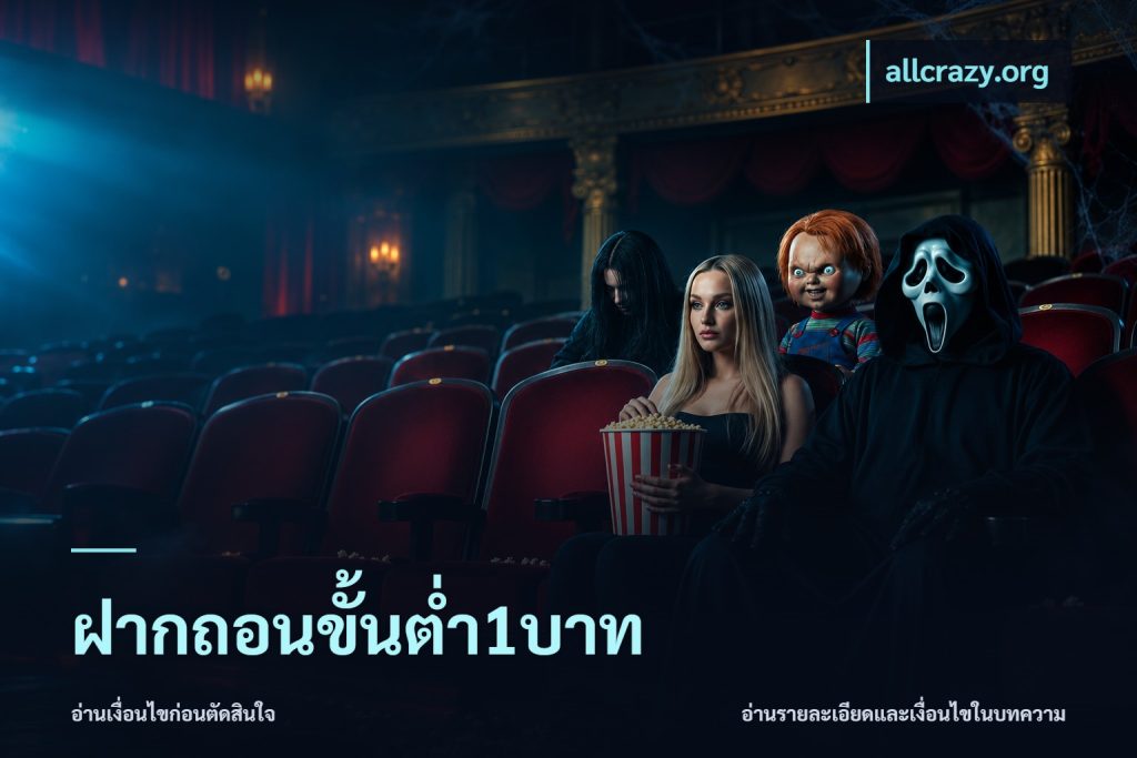 ฝากถอนขั้นต่ำ1บาท